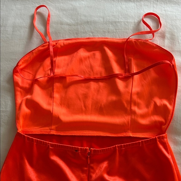 Blue Blush Radiant Orange Dress - Picture 5 of 5